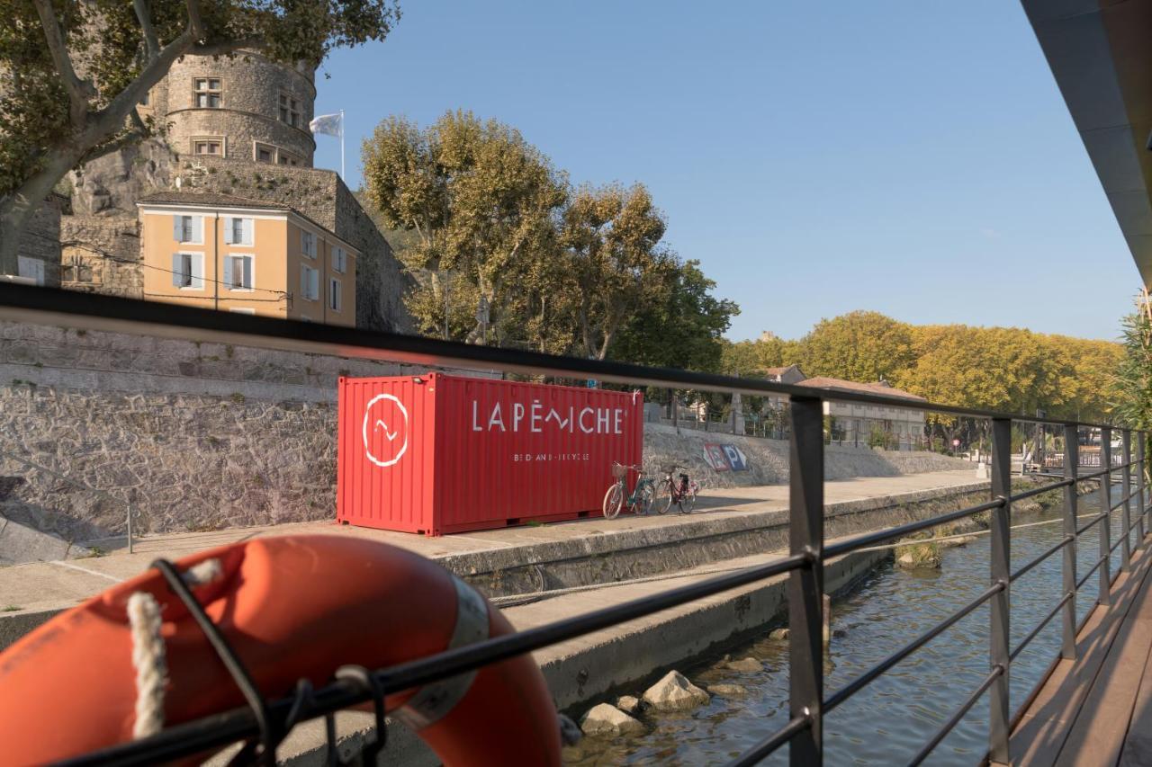 La Peniche - Bed And Bicycle - Tournon Hotel Kültér fotó